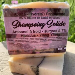 Shampoing solide Hibiscus et ylang ylang pour cheveux normaux