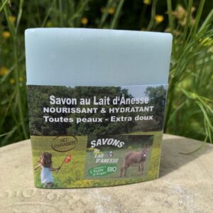 Savon au lait d’ânesse – Enrichi à l’huile d’argan BIO Lotus