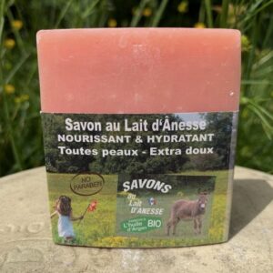 Savon au lait d’ânesse – Enrichi à l’huile d’argan BIO Oranger