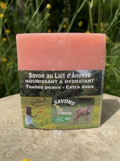 Savon au lait d’ânesse – Enrichi à l’huile d’argan BIO Oranger