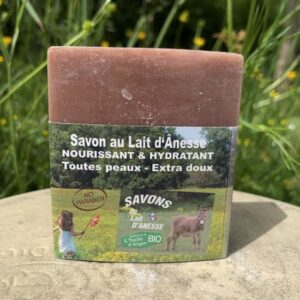 Savon au lait d’ânesse – Enrichi à l’huile d’argan BIO Vanille